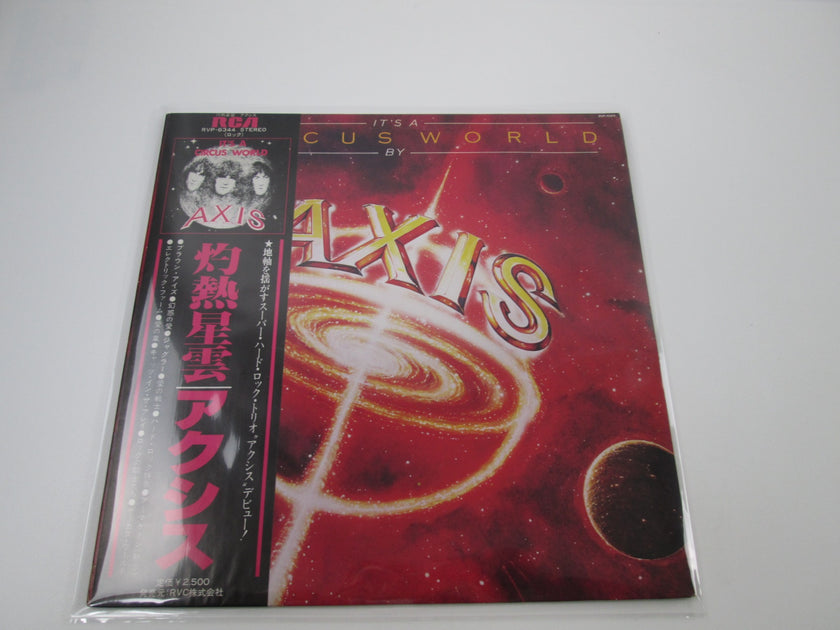 AXIS IT'S A CIRCUS WORLD Promo RCA RVP6344 with OBI Japan LP Vinyl