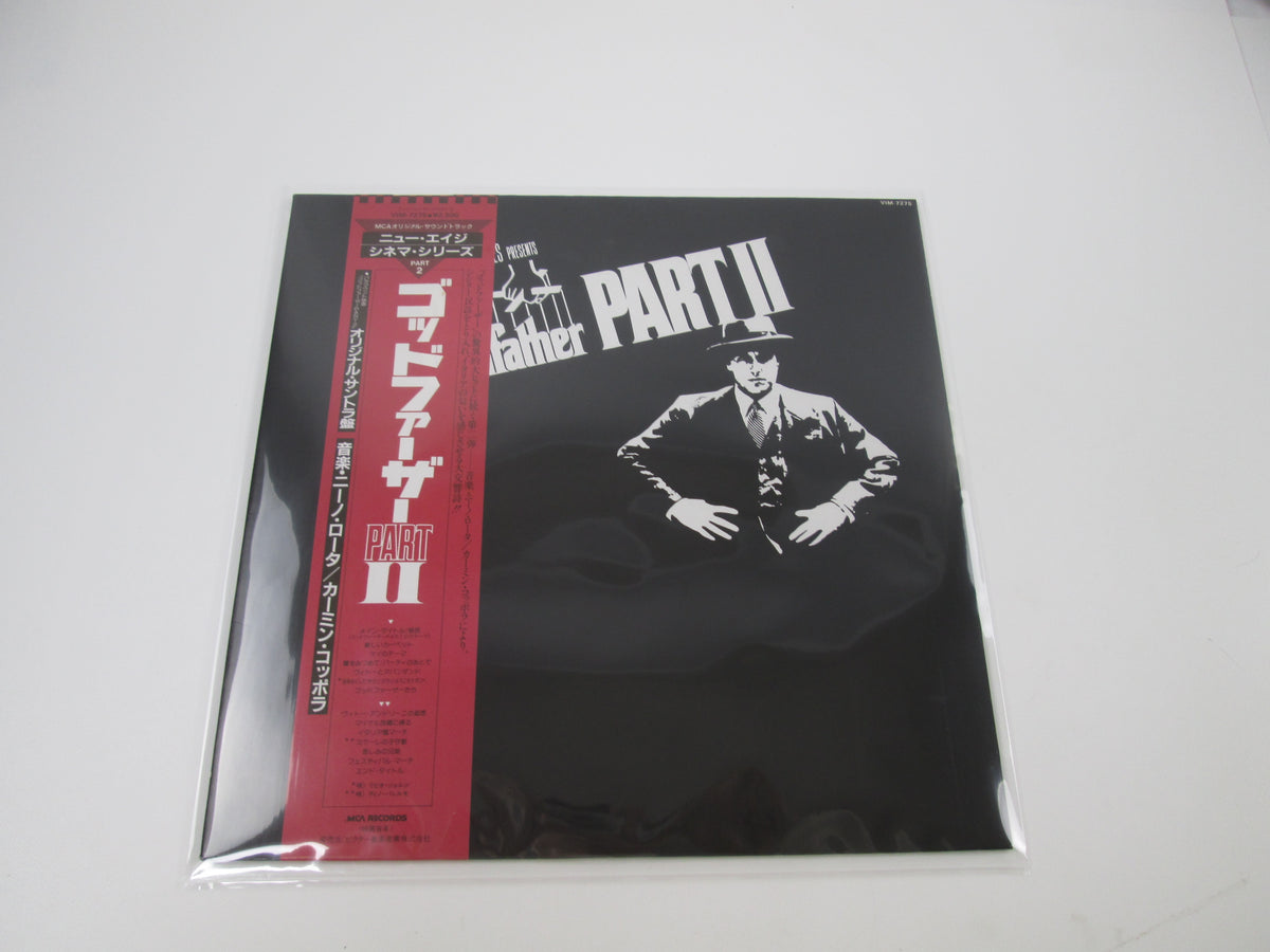 OST(NINO ROTA) GODFATHER PART 2 MCA VIM-7275 with OBI Japan LP Vinyl