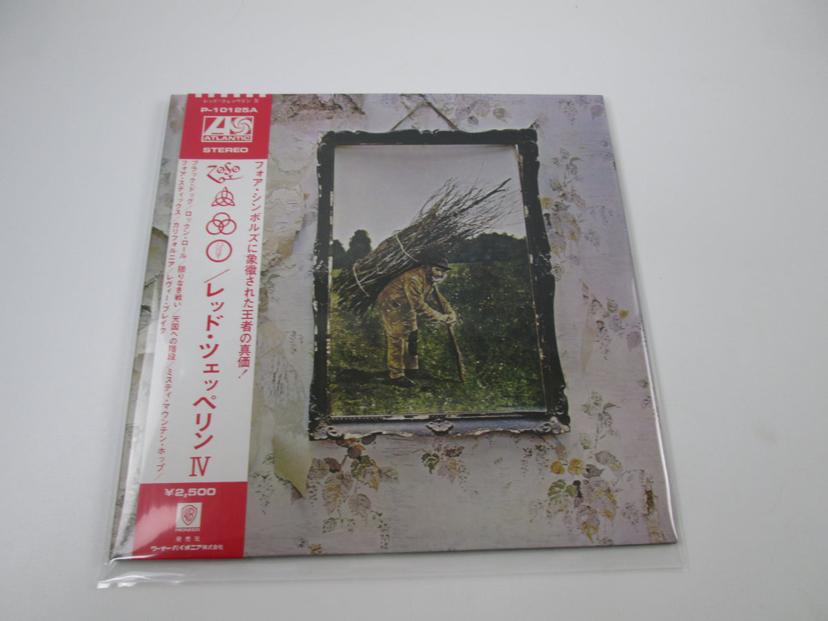 LED ZEPPELIN IV P-10125A  with OBI Japan LP Vinyl