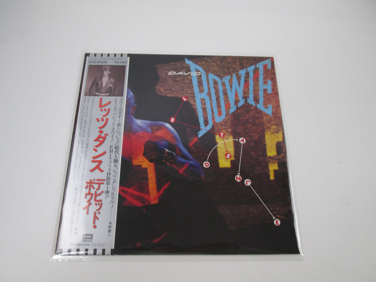 David Bowie Let's Dance EMI America EYS-81580 with OBI Japan LP Vinyl