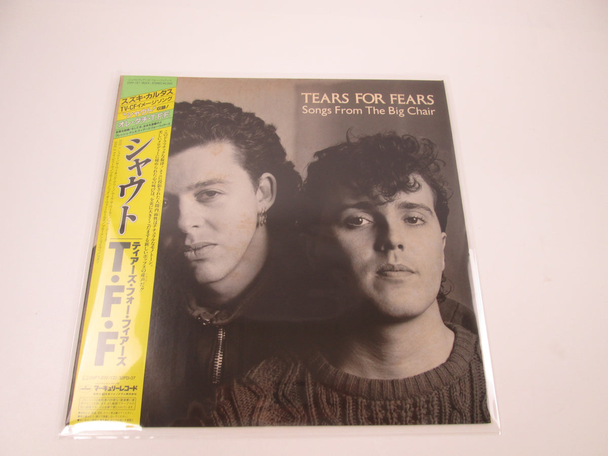 TEARS FOR FEARS SONGS FROM BIG CHAIR 25PP-157 with OBI Japan LP Vinyl