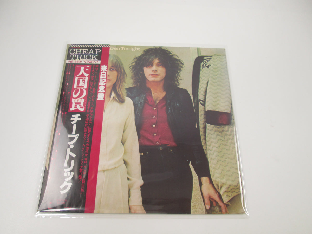 CHEAP TRICK HEAVEN TONIGHT EPIC 25AP 948 with OBI Japan LP Vinyl A