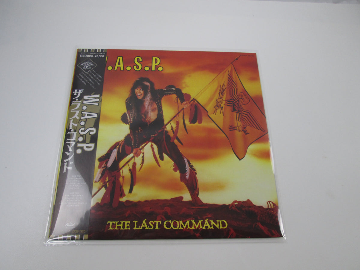 W.A.S.P LAST COMMAND CAPITOL ECS-91134 with OBI Japan LP Vinyl