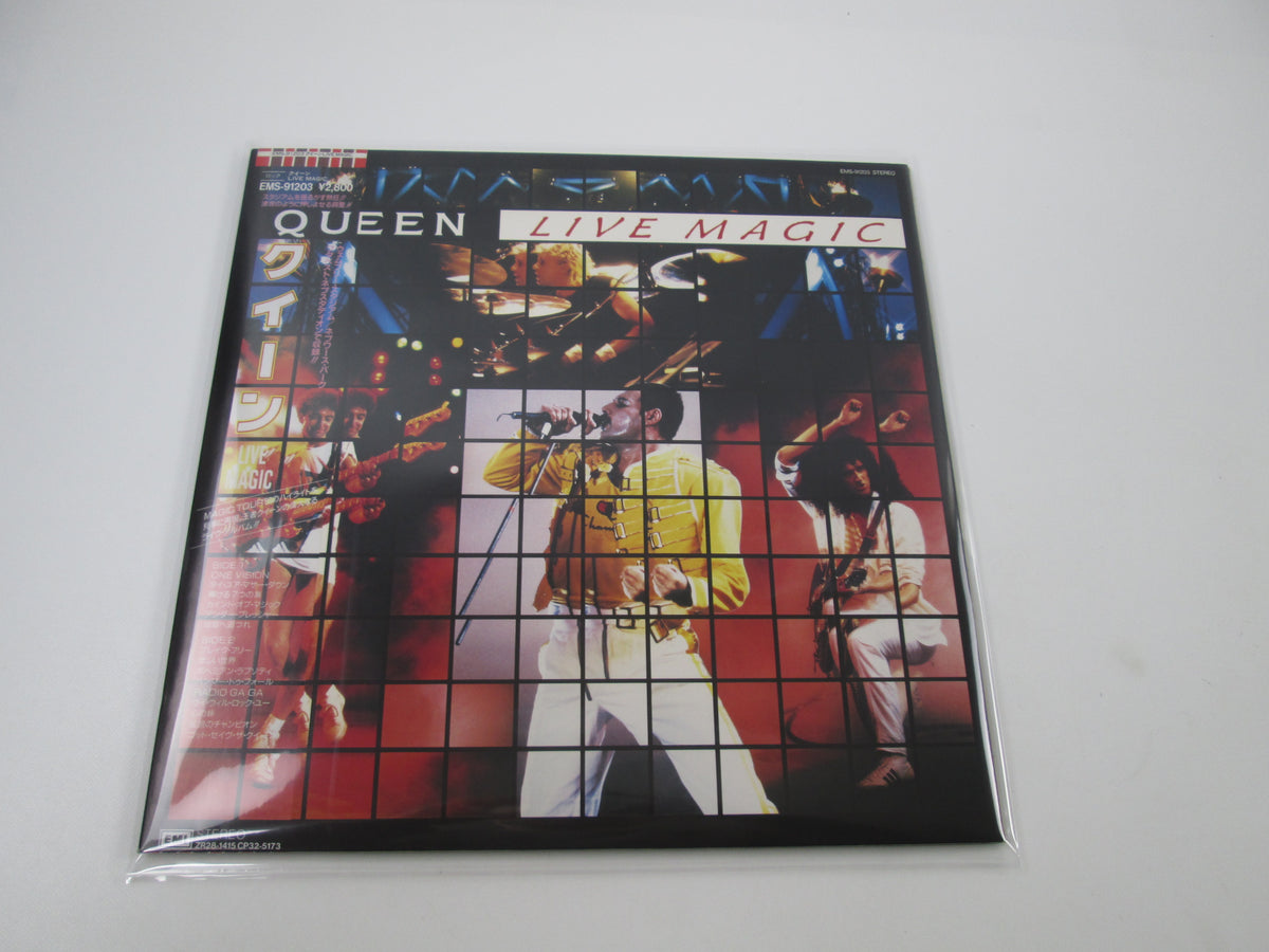 QUEEN LIVE MAGIC EMI EMS-91203 with OBI Japan LP Vinyl