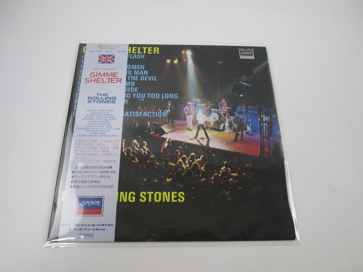 THE ROLLING STONES GIMME SHELTER LONDON L20P 1034 with OBI Japan LP Vinyl