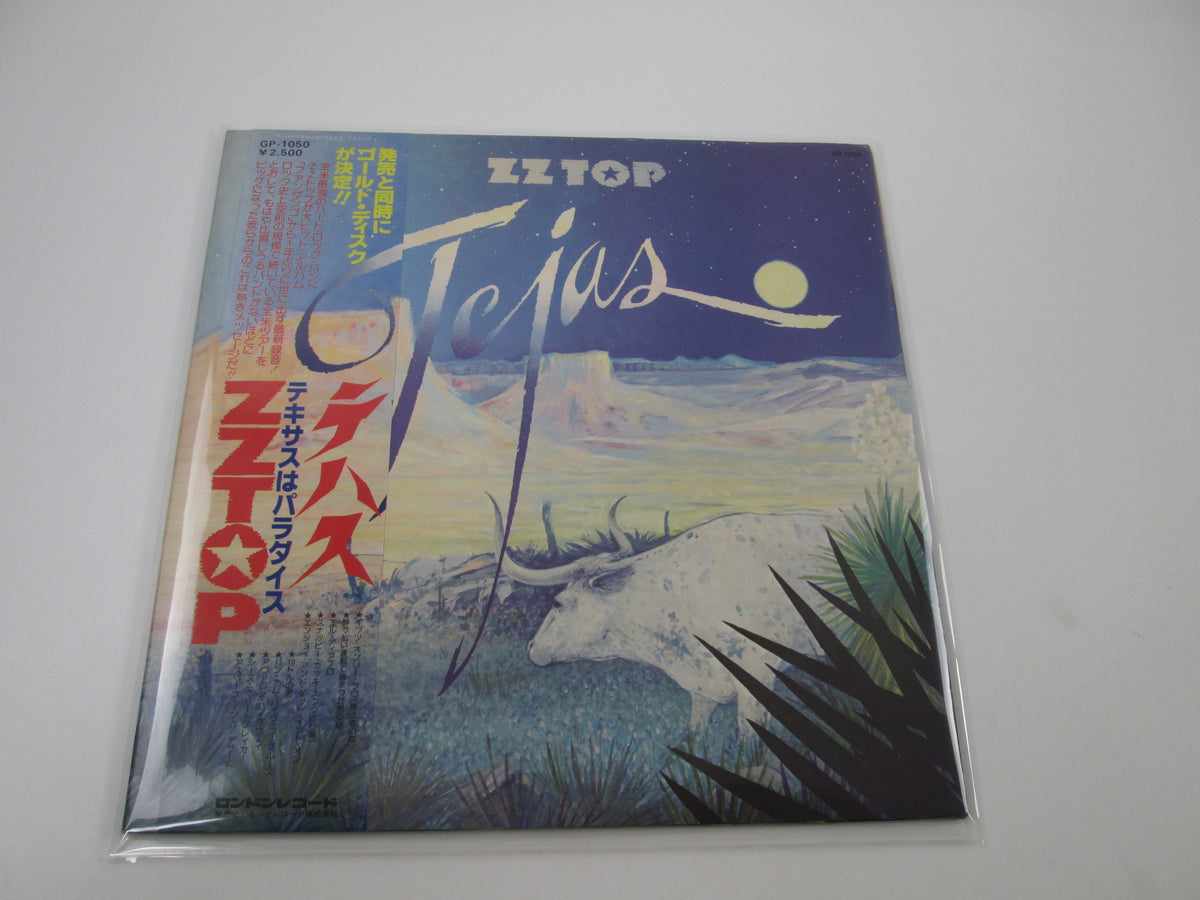 ZZ TOP TEJAS LONDON GP-1050 with OBI Japan LP Vinyl