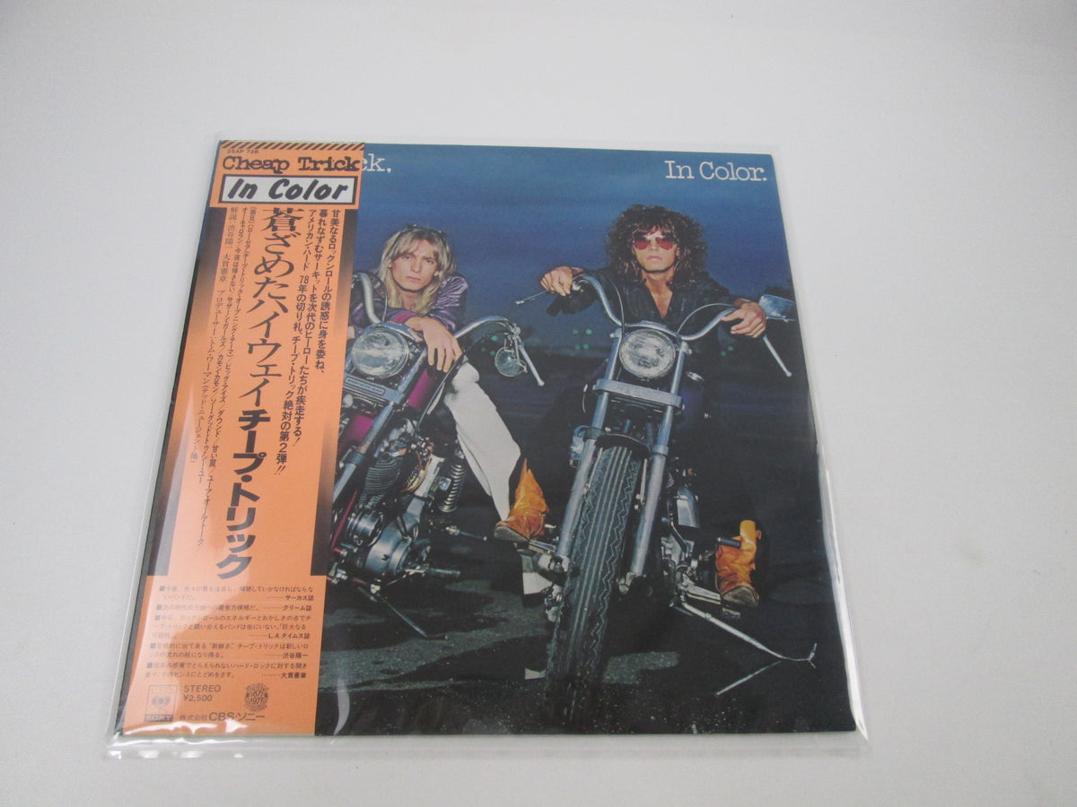 CHEAP TRICK IN COLOR  25AP 728 with OBI Japan LP Vinyl