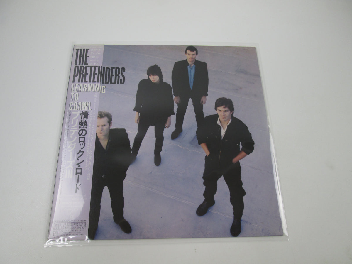 PRETENDERS LEARNING TO CRAWL REAL 25PP-111 with OBI Japan LP Vinyl