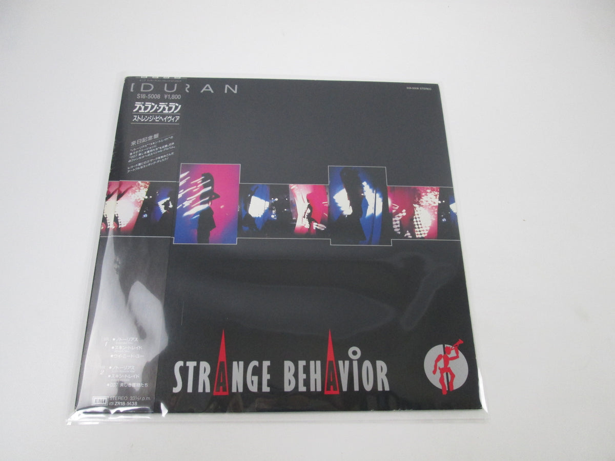 DURAN DURAN STRANGE BEHAVIOR EMI S18-5008 with OBI Japan LP Vinyl