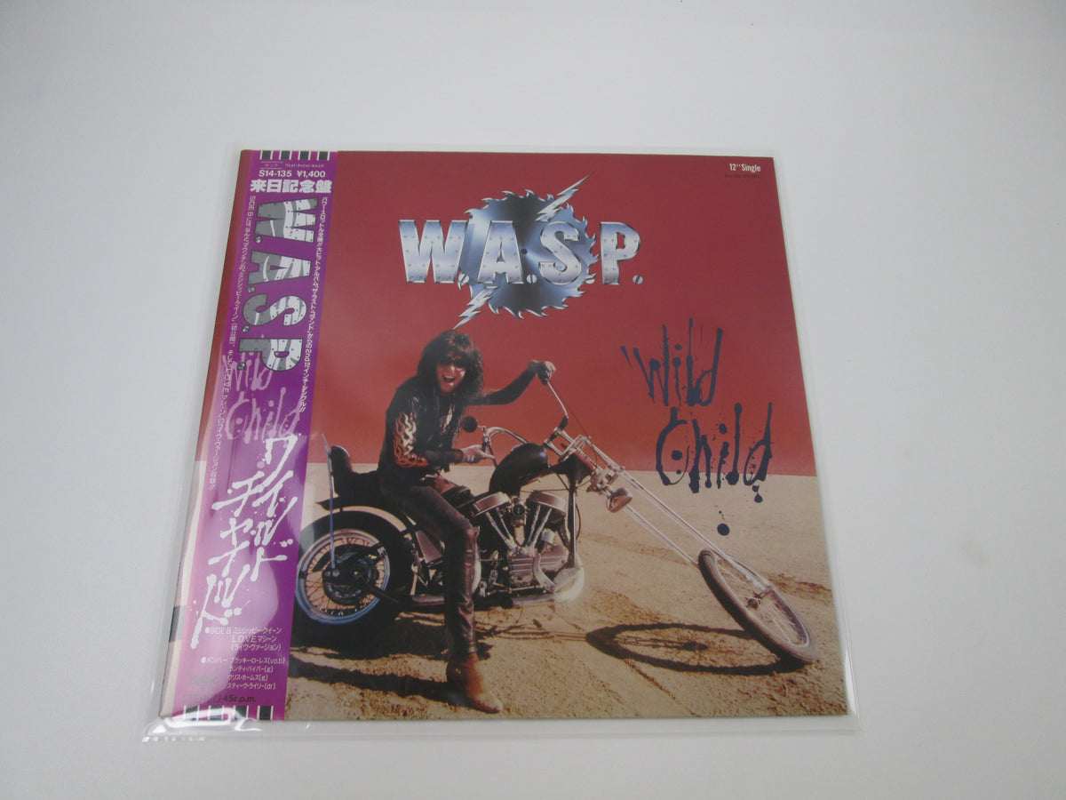 W.A.S.P. WILD CHILD S14-135 with OBI Japan LP Vinyl