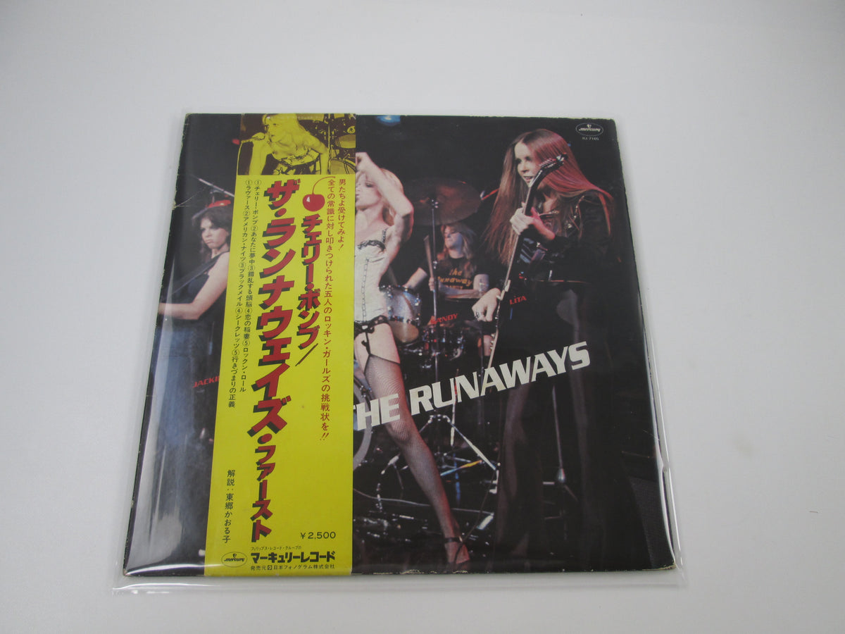 RUNAWAYS SAME MERCURY RJ-7165 with OBI Japan LP Vinyl B