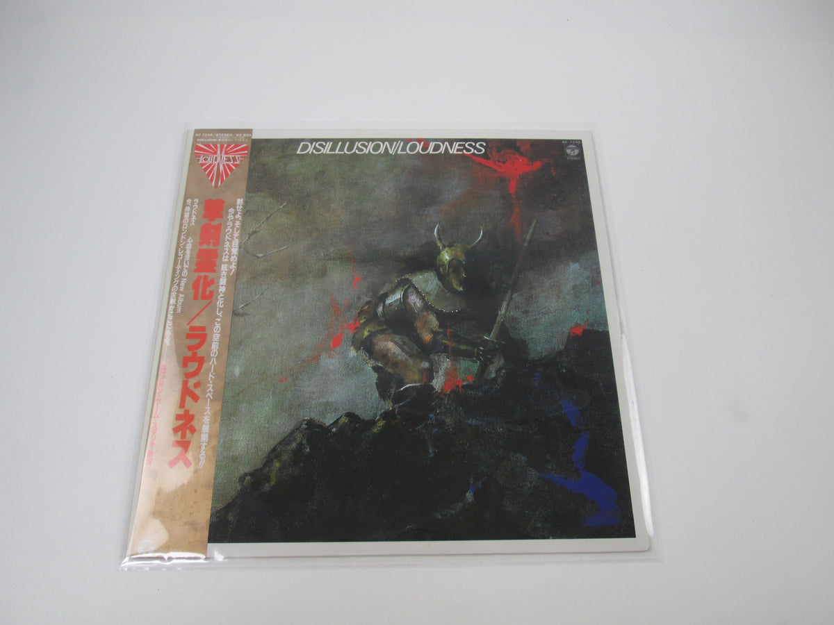 LOUDNESS DISILLUSION COLUMBIA AF-7246  with OBI Japan LP Vinyl