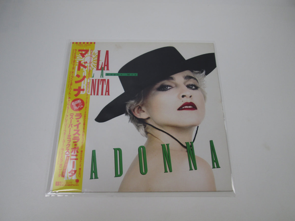 MADONNA LA ISLA BONITA SUPER MIX SIRE P-6260  with OBI Japan LP Vinyl