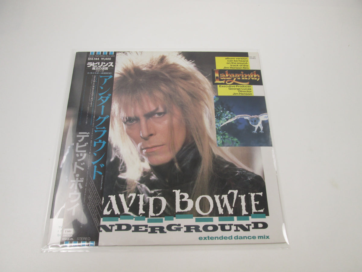 David Bowie Underground S14-144 with OBI Japan LP Vinyl