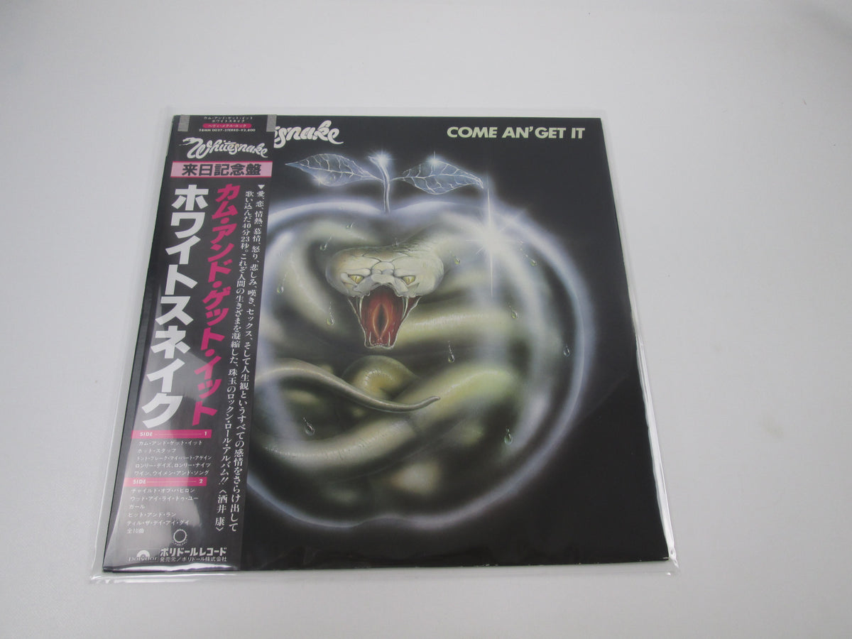 Whitesnake Come An' Get It Polydor 28MM 0027 with OBI Japan LP Vinyl