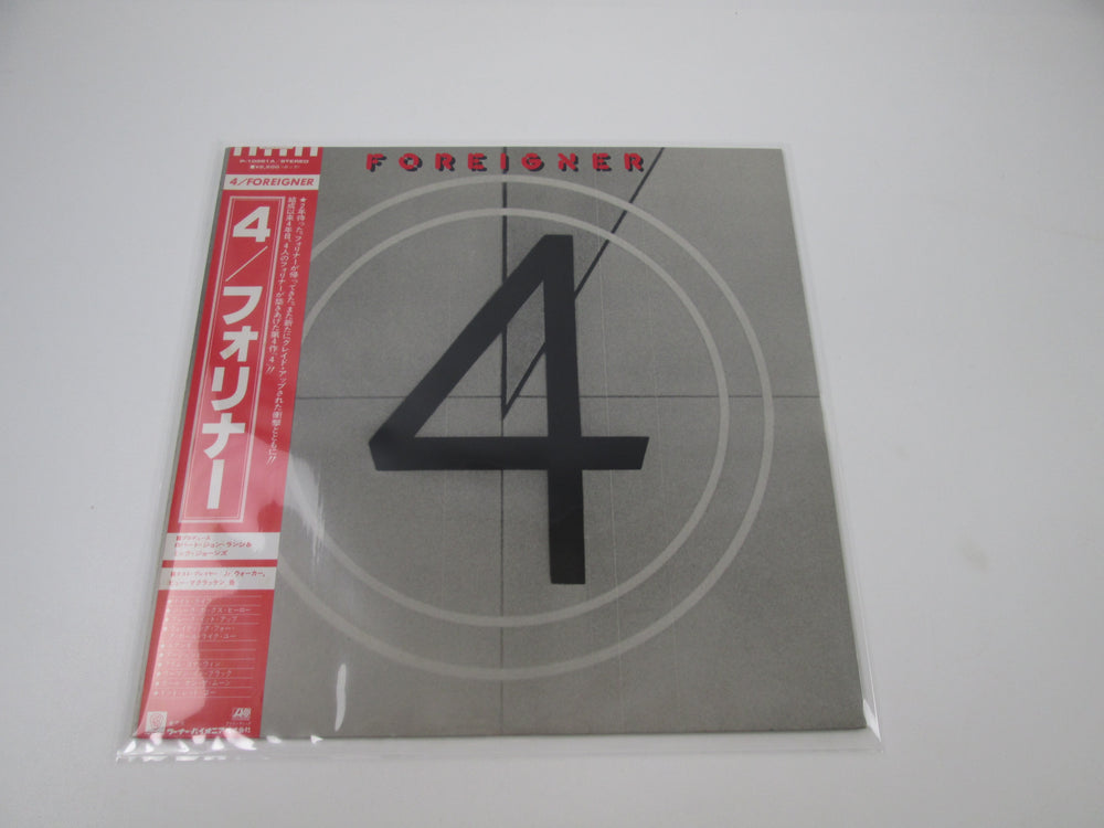 FOREIGNER 4 ATLANTIC P-10981A with OBI Japan LP Vinyl