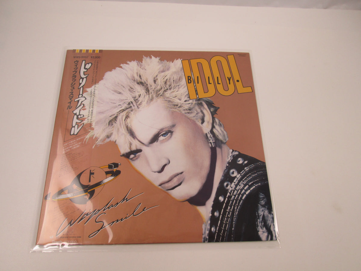 BILLY IDOL WHIPLASH SMILE CHRYSALIS WWS-91157 with OBI Japan LP Vinyl