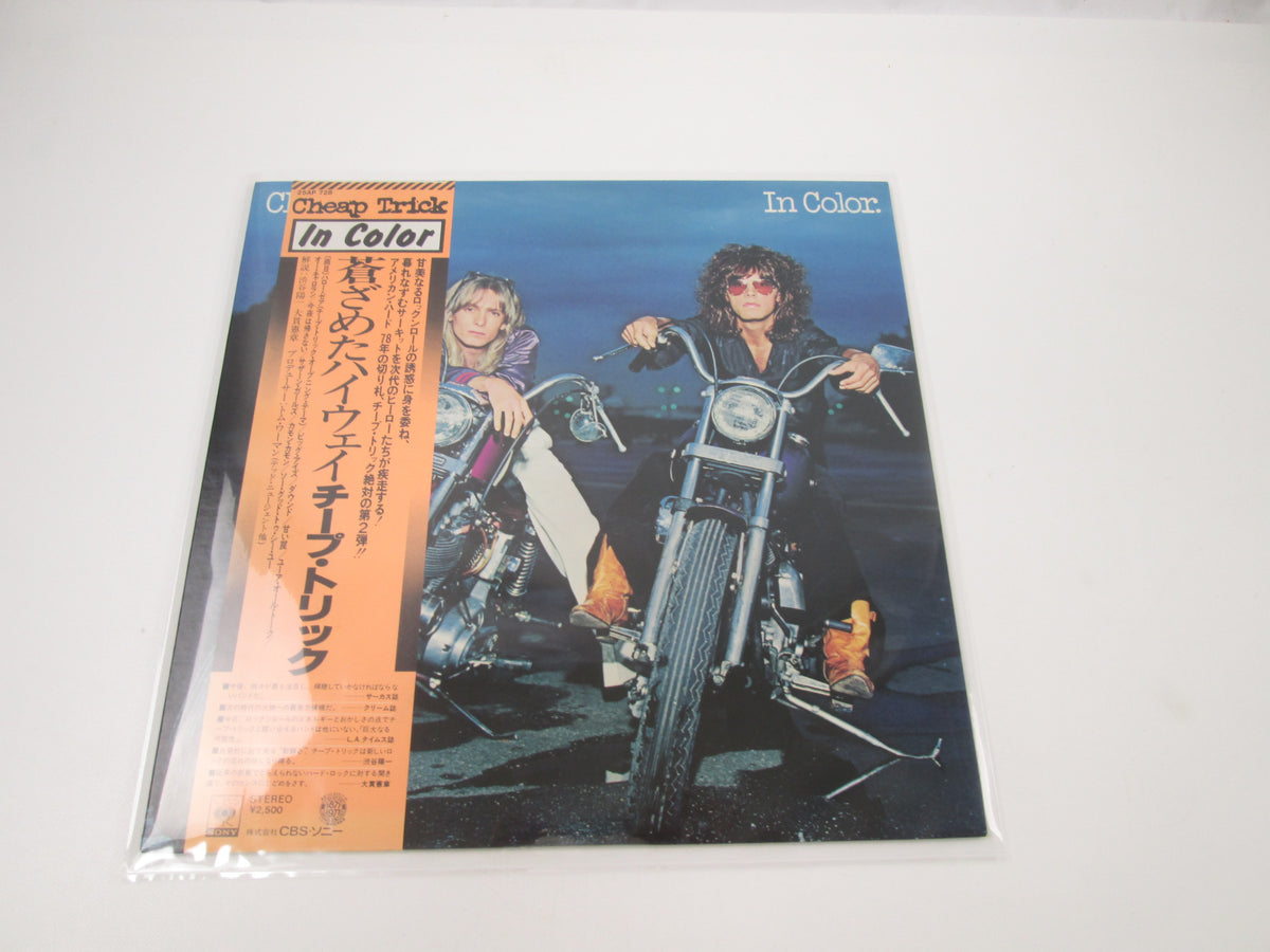 CHEAP TRICK IN COLOR  25AP 728 with OBI Japan LP Vinyl