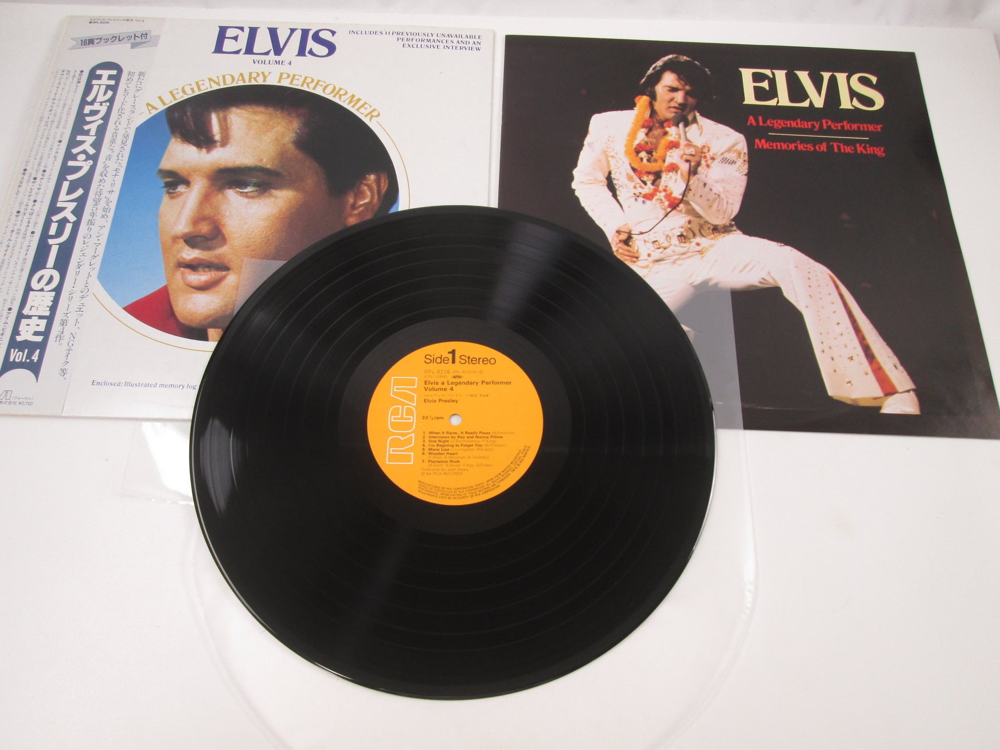 Elvis Presley A Legendary Performer Vol 4 Japan RPL-8226 with OBI