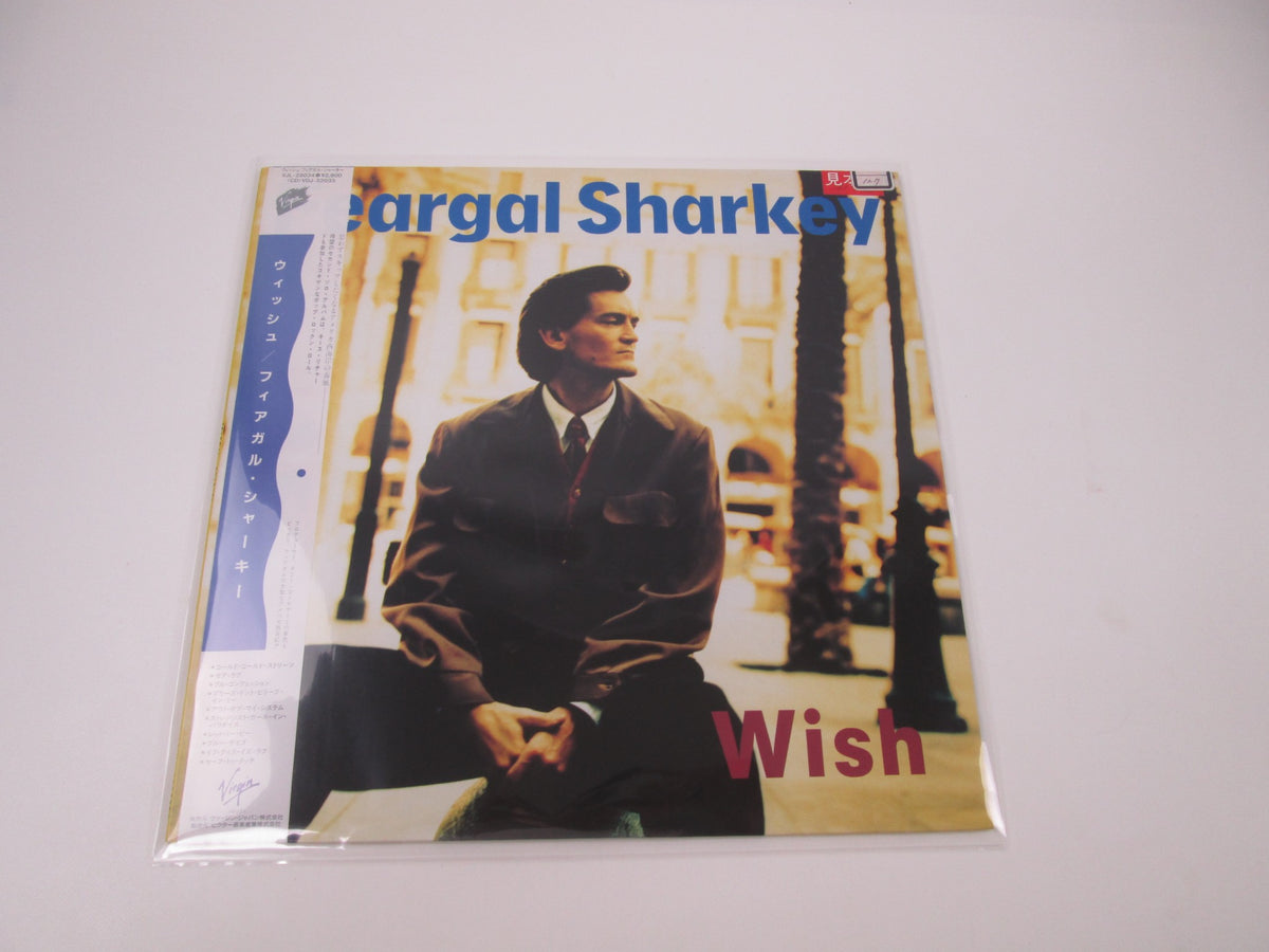 Feargal Sharkey Wish Promo VJL-28034 with OBI Japan LP Vinyl