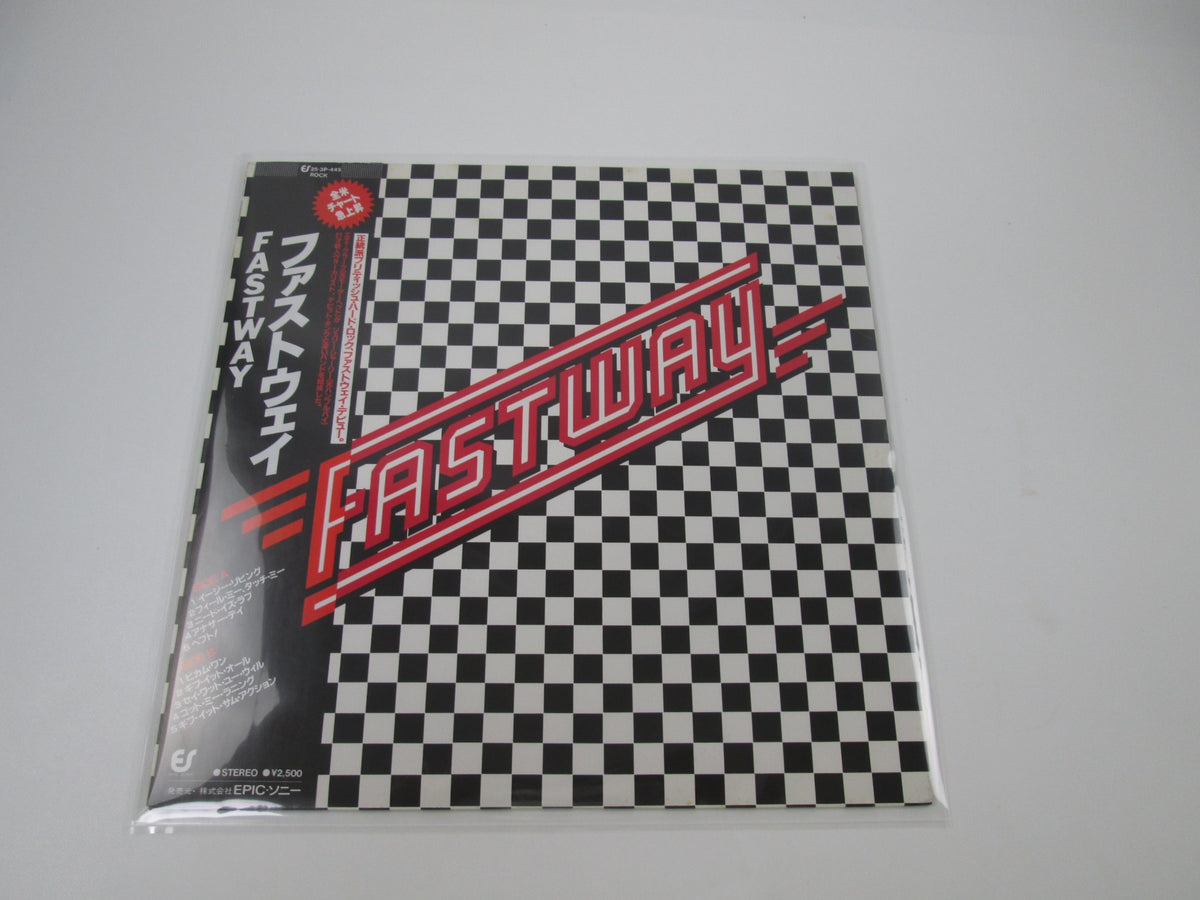 Fastway Promo Epic 25 3P-445 with OBI Japan LP Vinyl