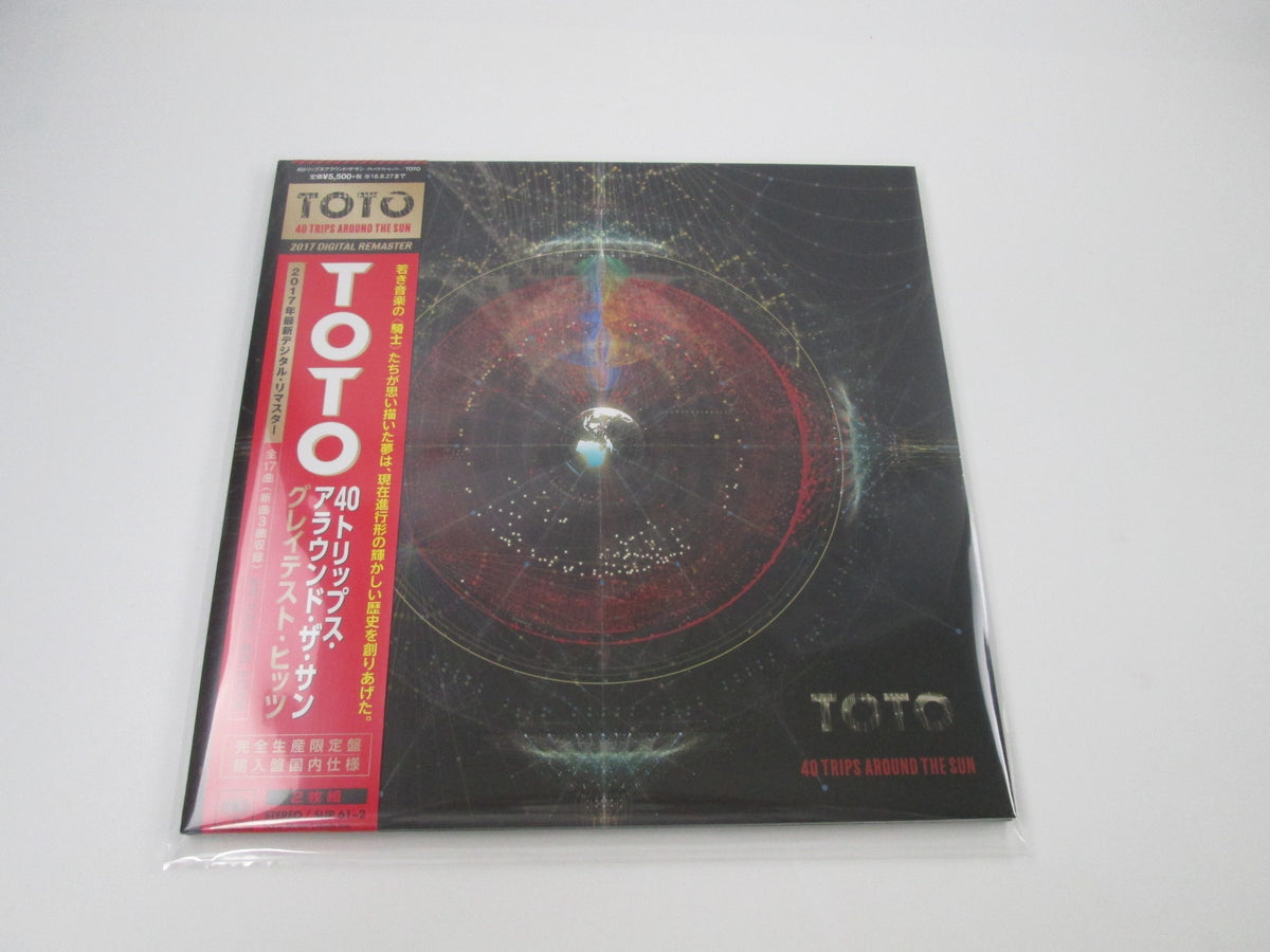 Toto 40 Trips Around The Sun SIJP-61,2 with OBI Japan LP Vinyl