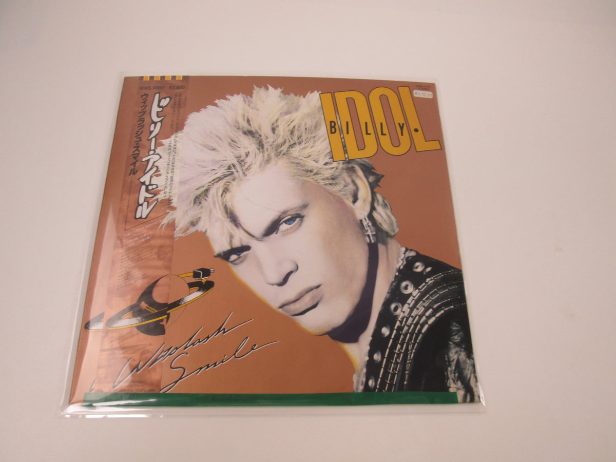 BILLY IDOL WHIPLASH SMILE Promo CHRYSALIS WWS-91157 with OBI Japan LP Vinyl