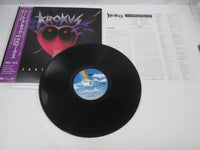 Load image into Gallery viewer, Krokus Heart Attack P-13637 Promo with OBI Japan LP Vinyl
