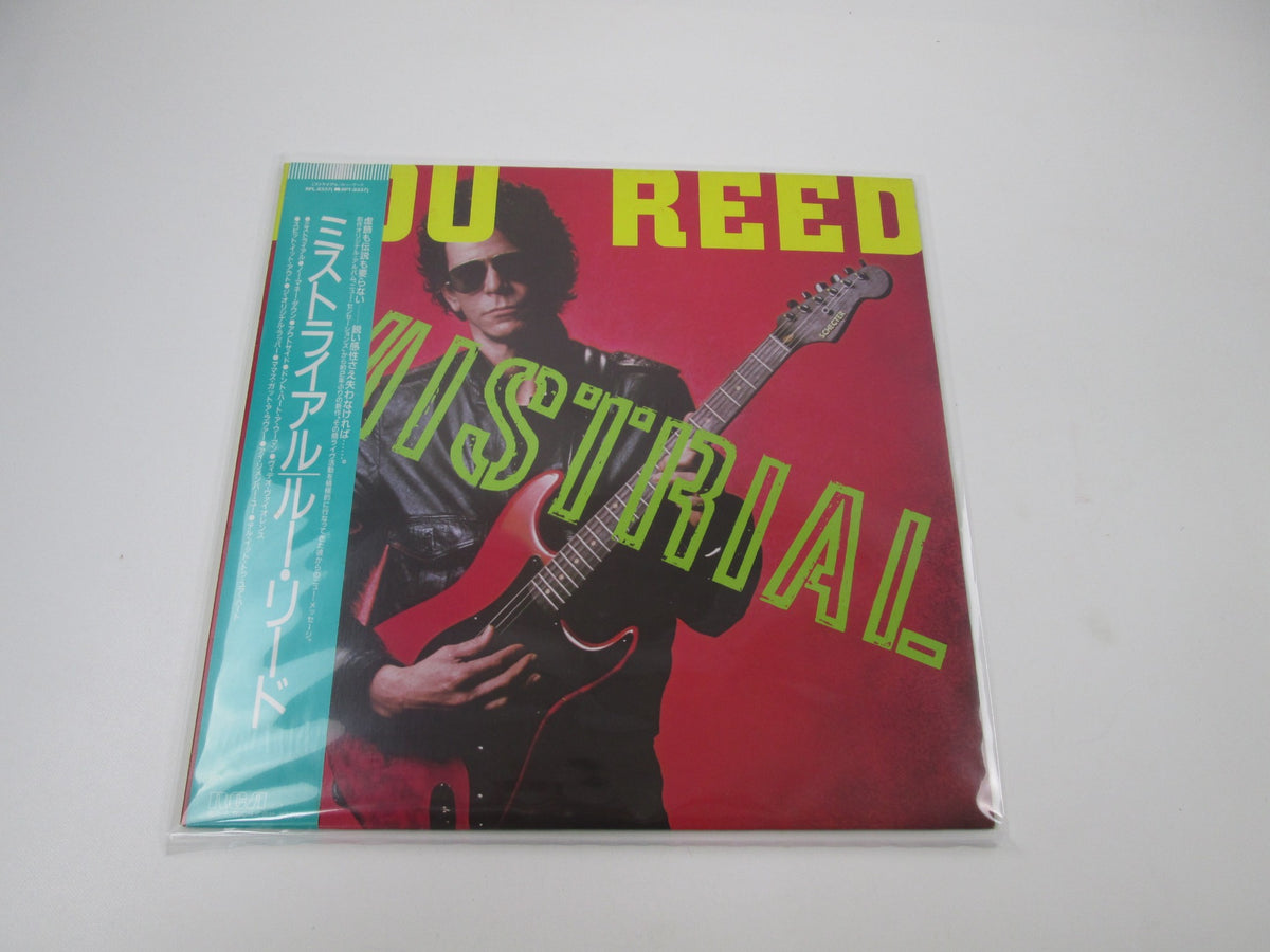 Lou Reed Mistrial RCA RPL-8337 with OBI Japan LP Vinyl