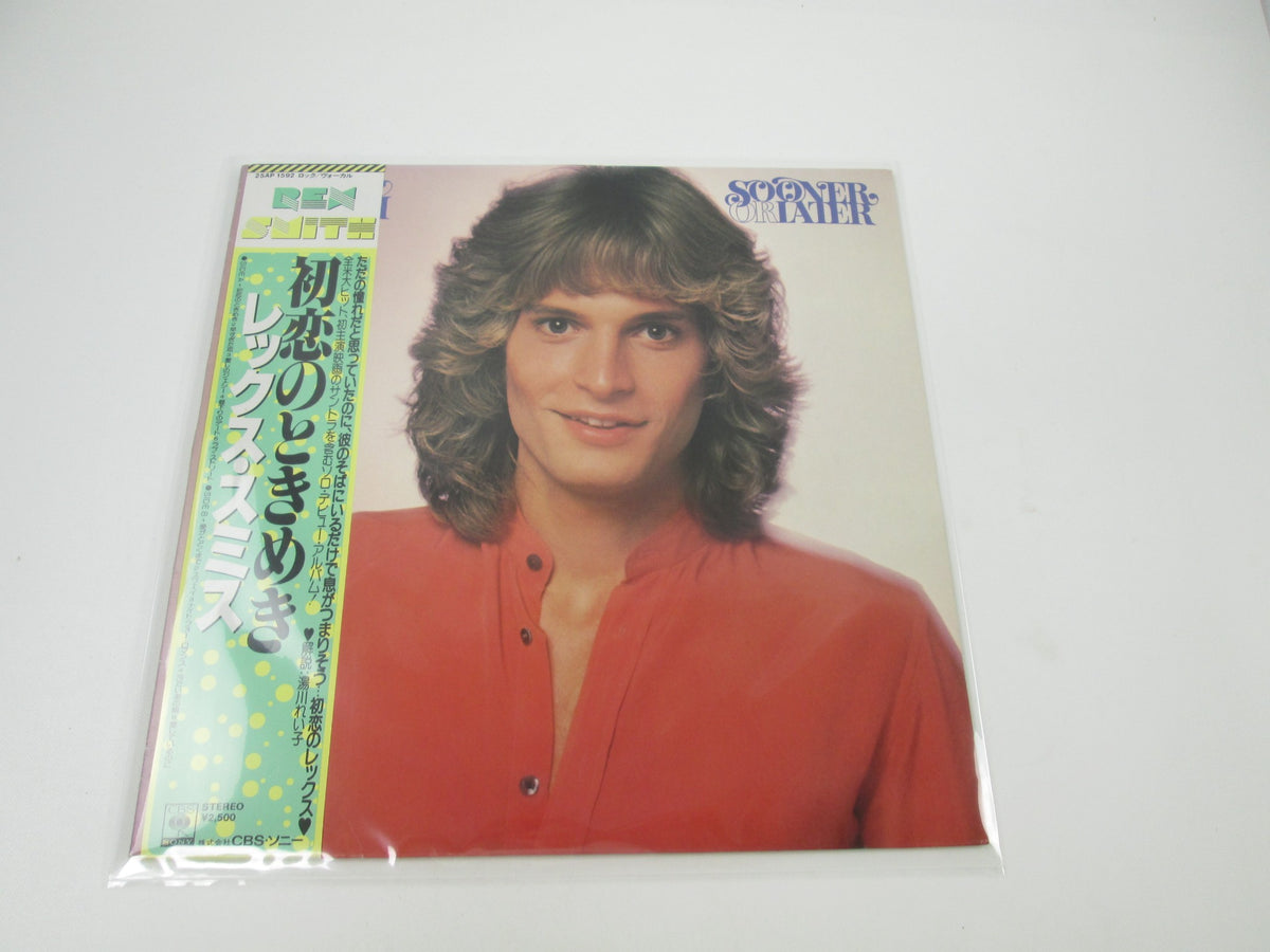 Rex Smith ‎Sooner Or Later 25AP 1592 with OBI Japan LP Vinyl