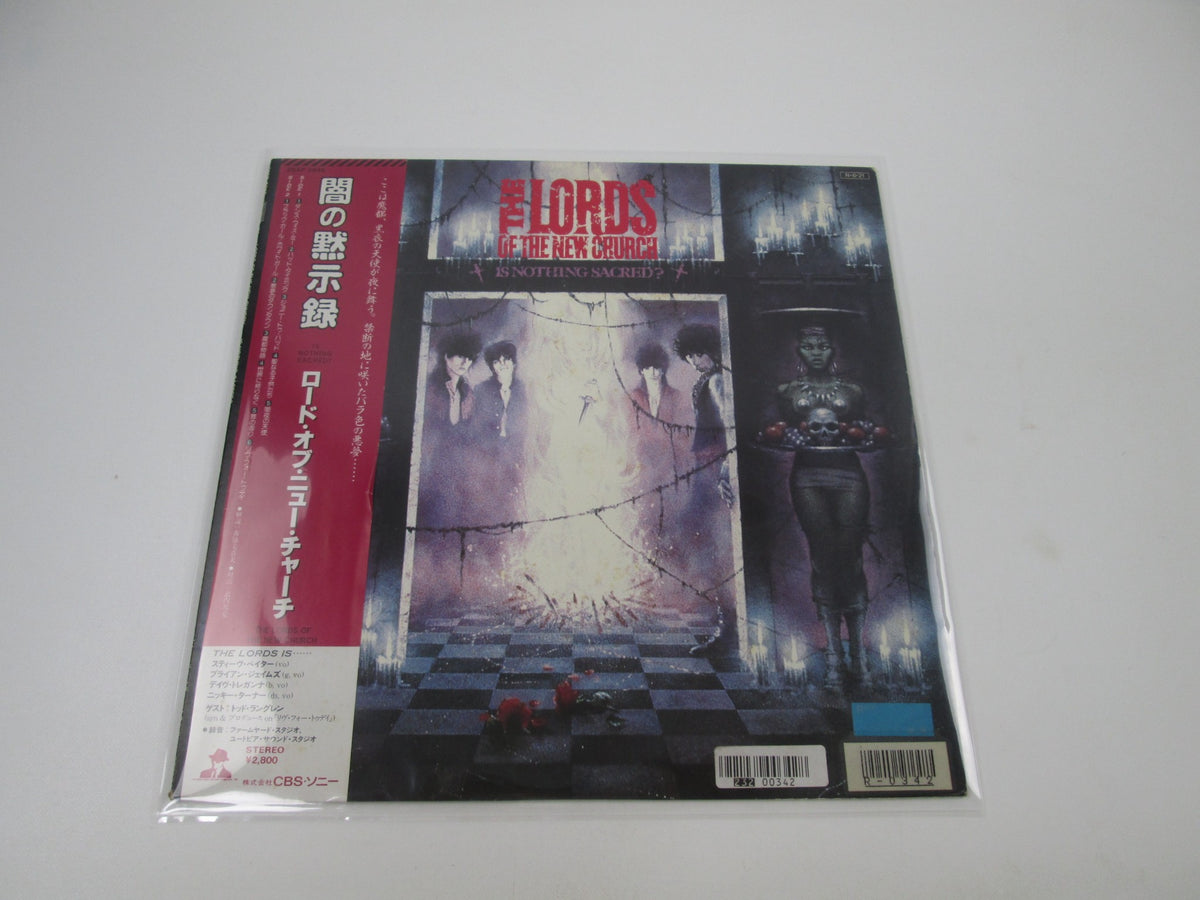 The Lords Of The New Church Is Nothing Sacred? 28AP 2846 with OBI Japan LP Vinyl