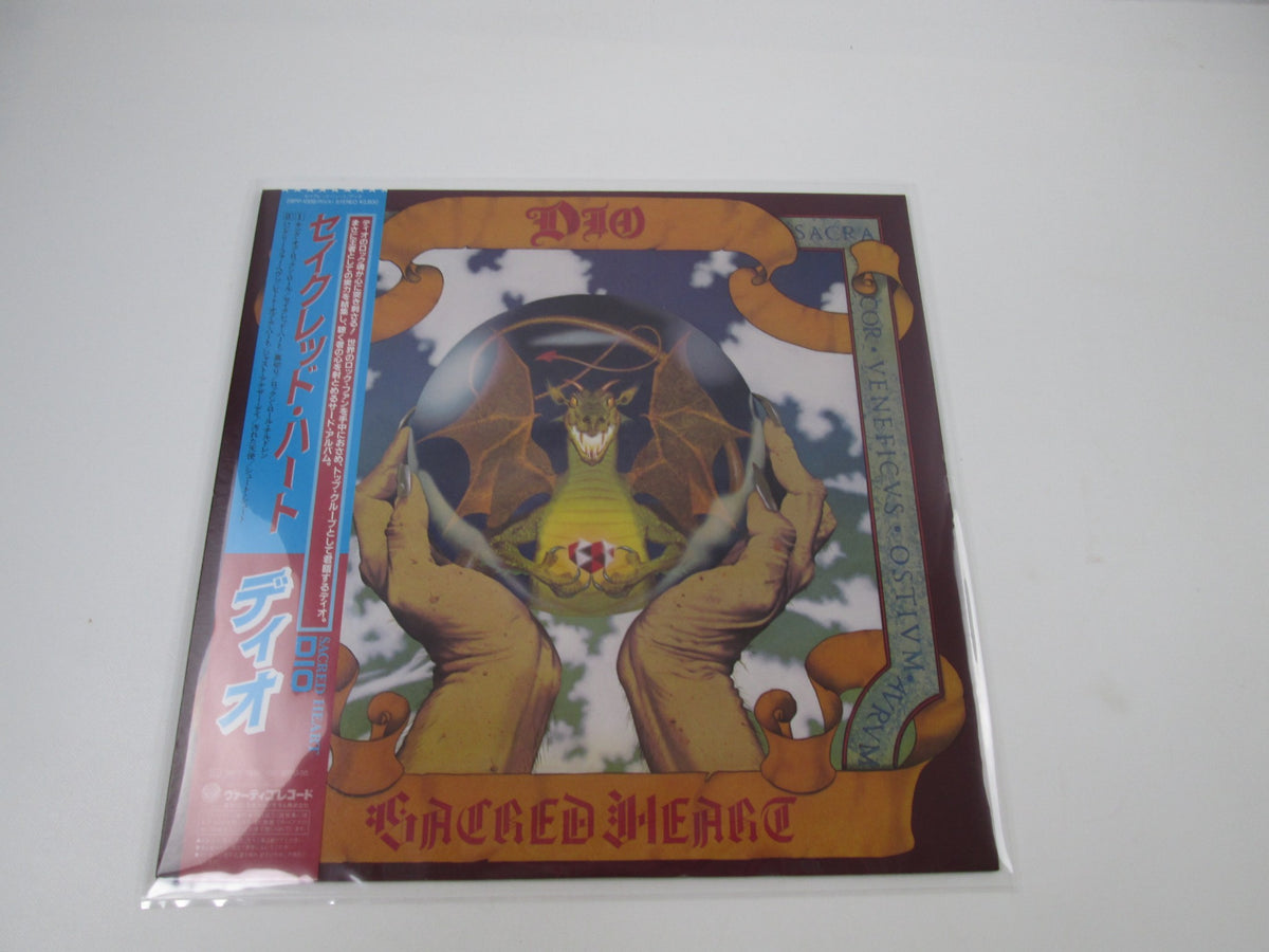 Dio Sacred Heart VERTIGO 28PP-1008 with OBI Japan LP Vinyl