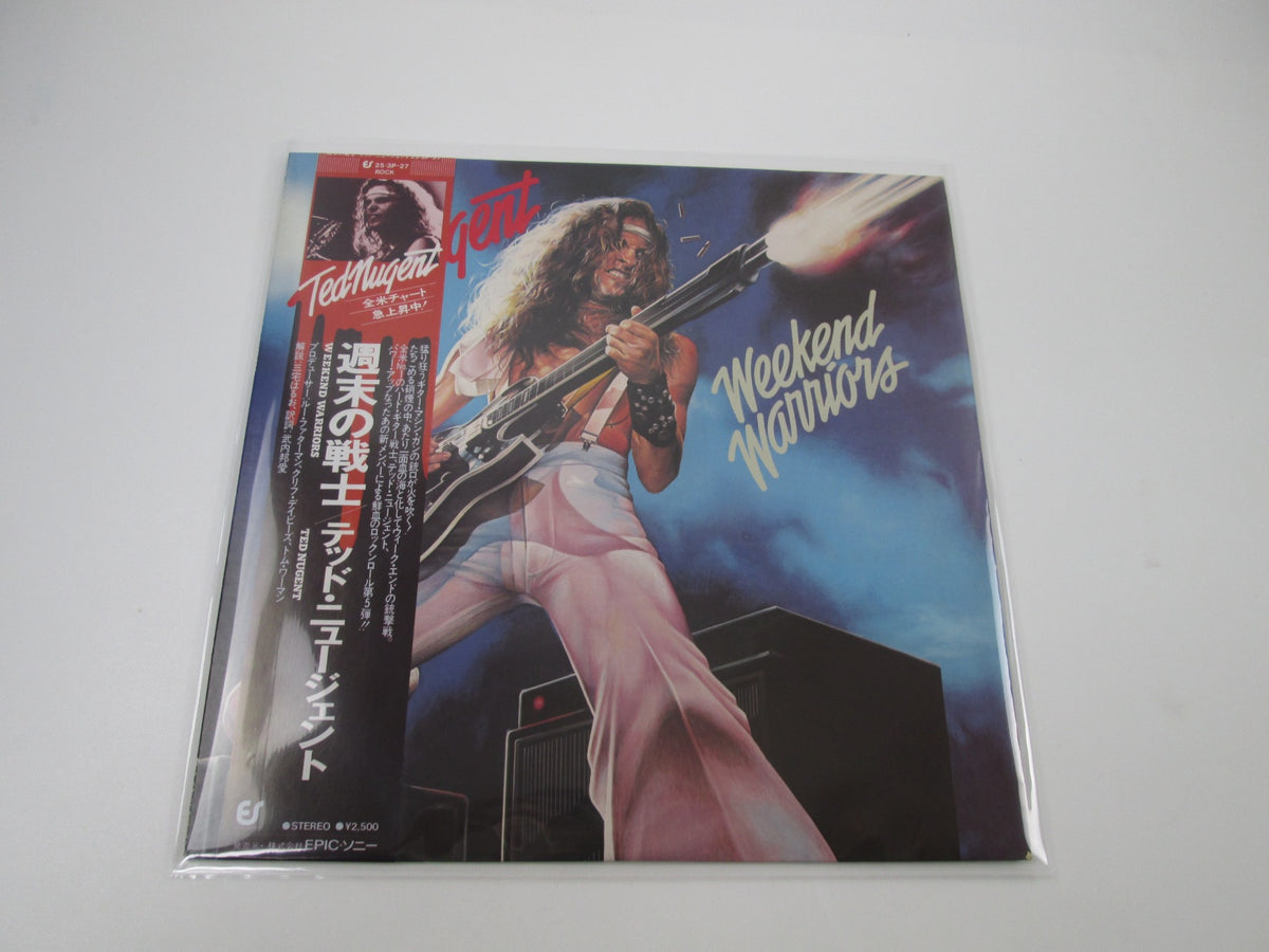 TED NUGENT Weekend Warriors 25 3P-27 with OBI Japan LP Vinyl