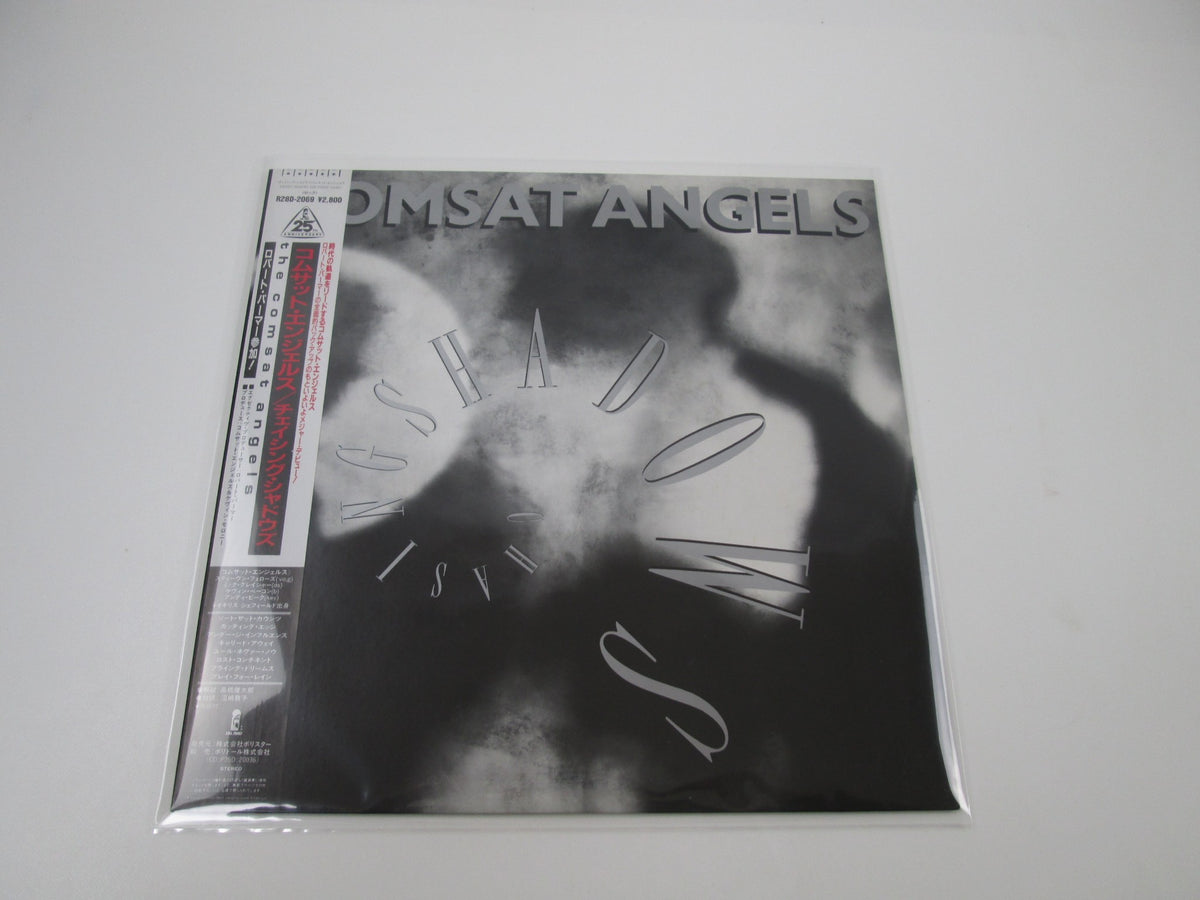 The Comsat Angels ‎Chasing Shadows Promo R28D-2069 with OBI Japan LP Vinyl