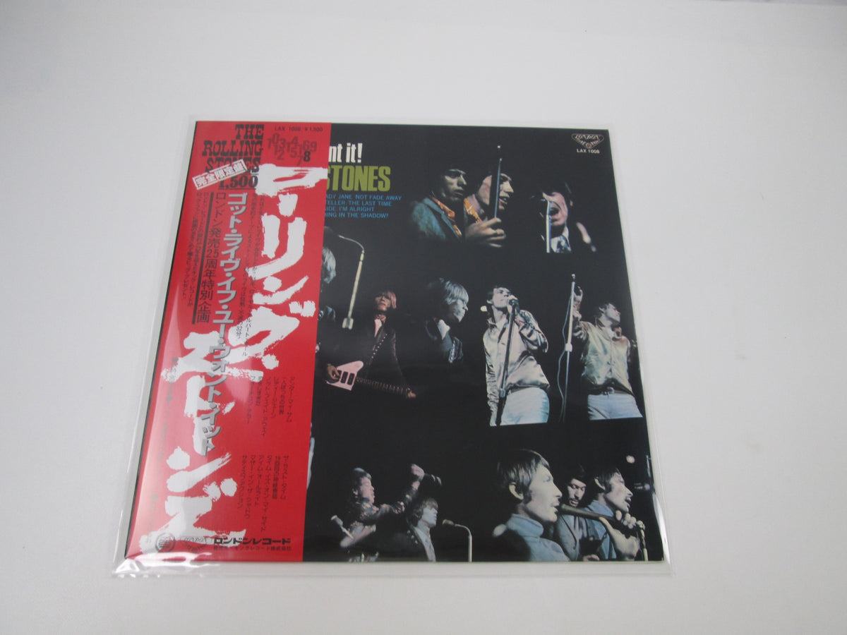 The Rolling Stones Big Hits London L20P 1008 with OBI Japan LP Vinyl