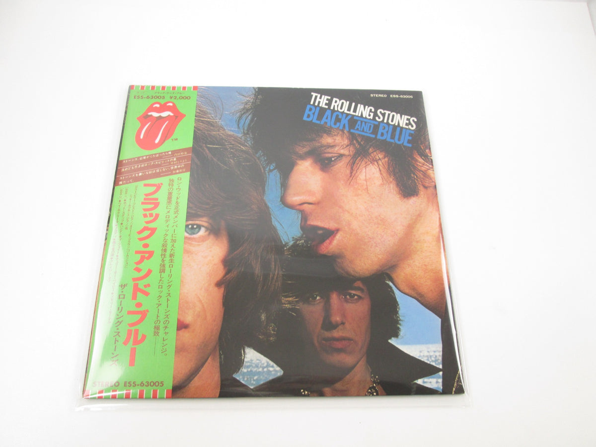 The Rolling Stones Black And Blue ESS-63005 with OBI Japan LP Vinyl