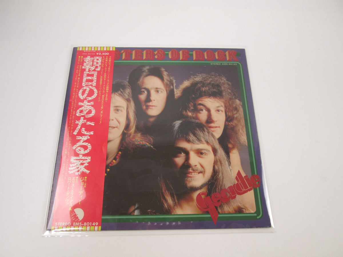 Geordie ‎Masters Of Rock Promo EMS-80149 with OBI Japan LP Vinyl