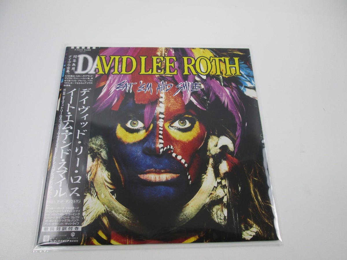 DAVID LEE ROTH EAT'EM & SMILE WARNER P-13334 with OBI Japan LP Vinyl