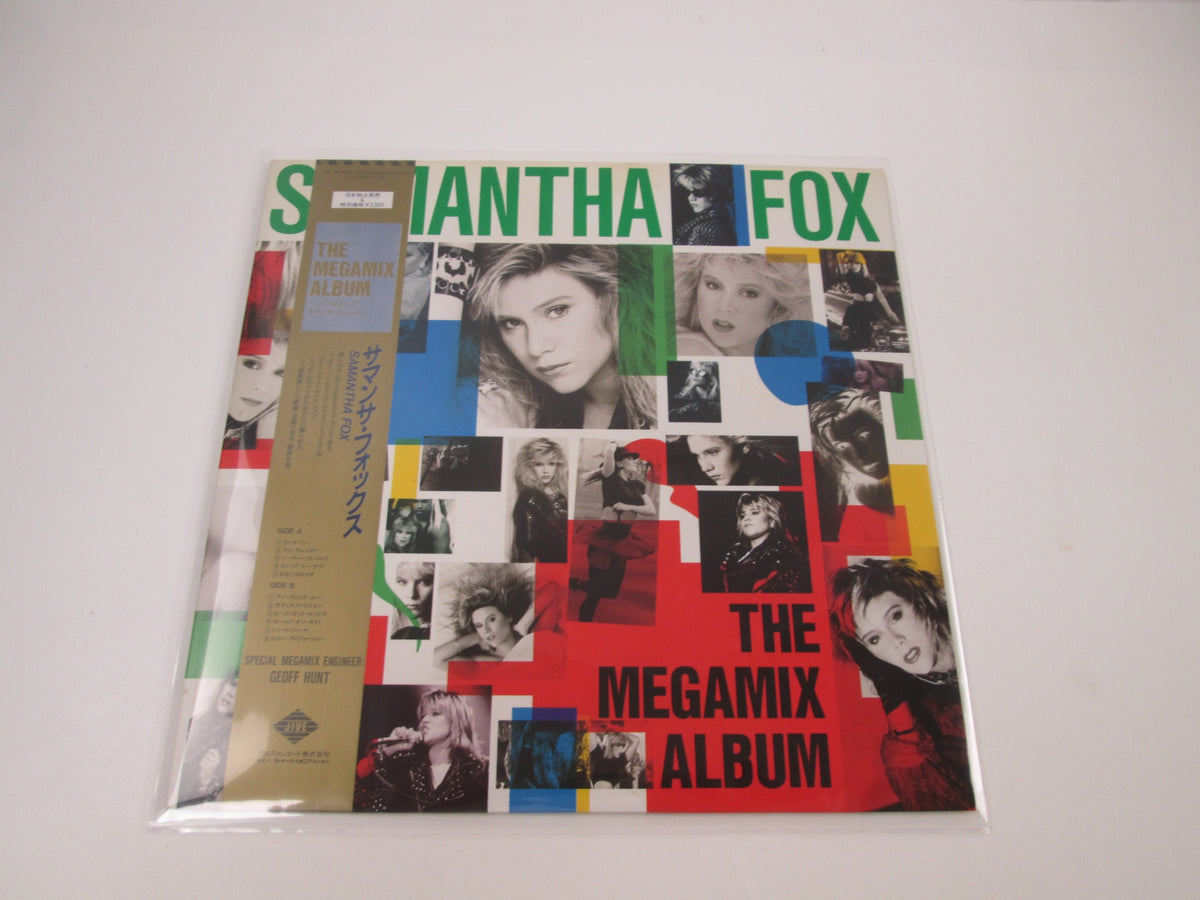 Samantha Fox The Megamix Album ALI-25004 with OBI Japan LP Vinyl