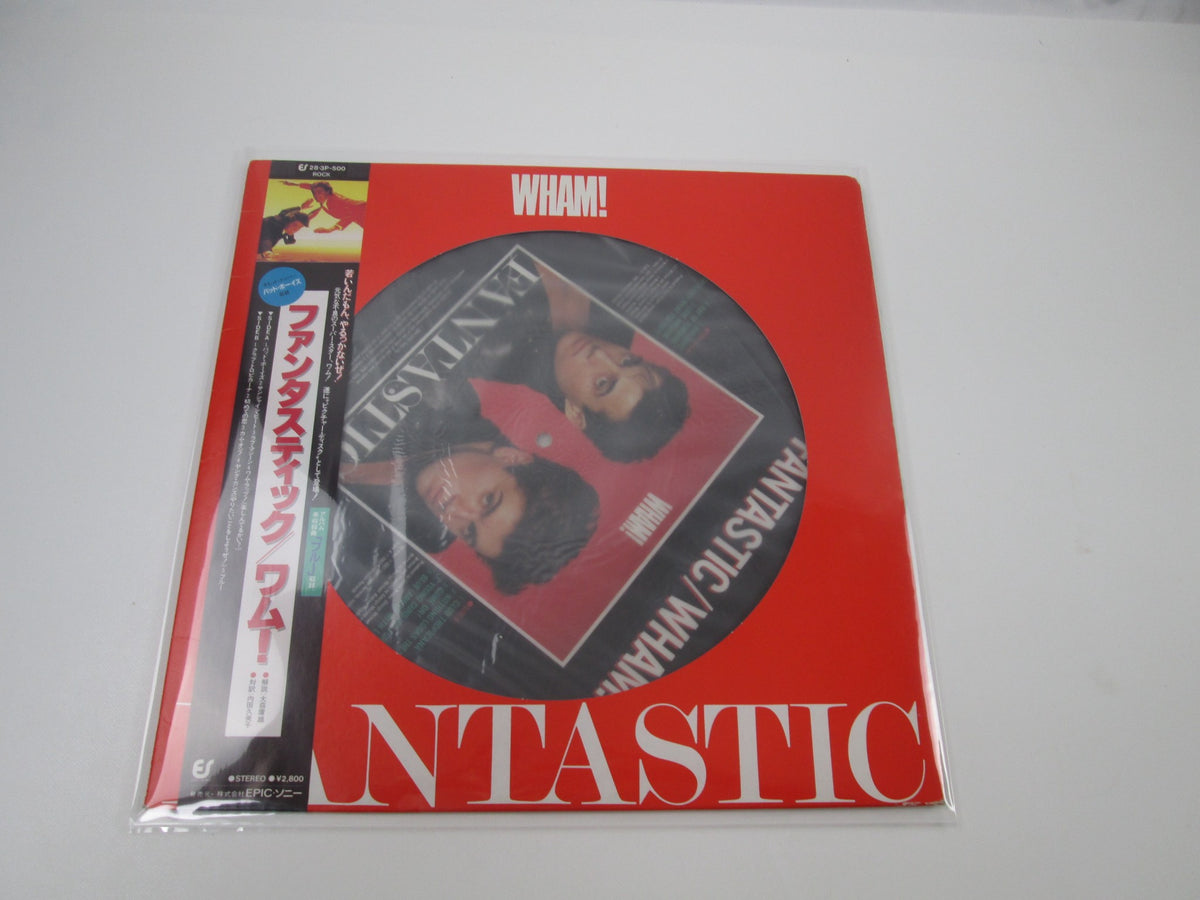 Wham! ‎Fantastic 28·3P-500 Picture disk with OBI Japan LP Vinyl