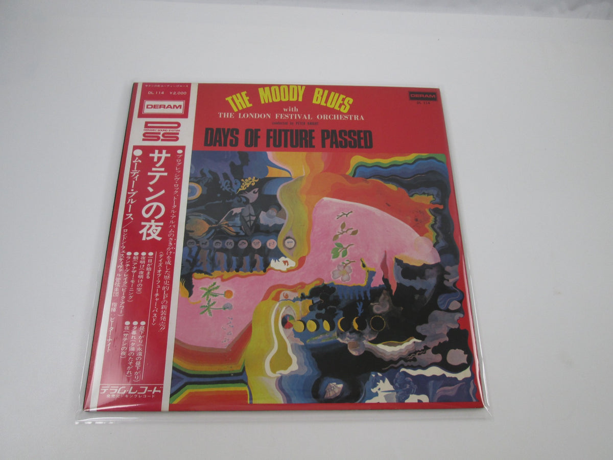 The Moody Blues Days Of Future Passed DL-114 with OBI Japan LP Vinyl