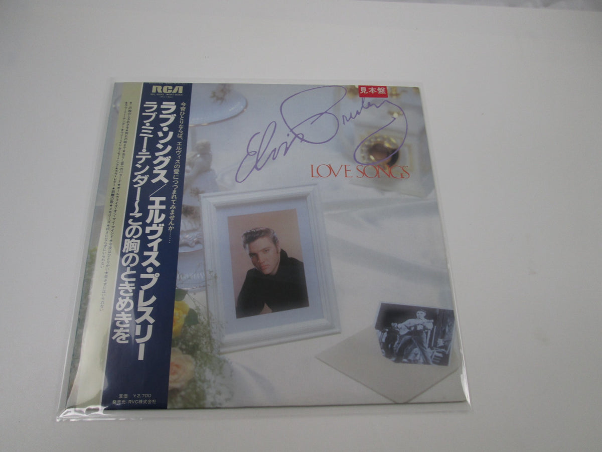 Elvis Presley ‎Love Songs Promo RPL-8093 with OBI Japan LP Vinyl