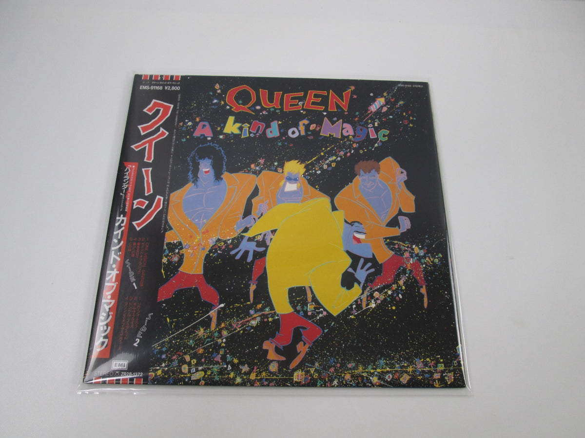 Queen A Kind Of Magic Promo EMI EMS-91168 with OBI Japan LP Vinyl