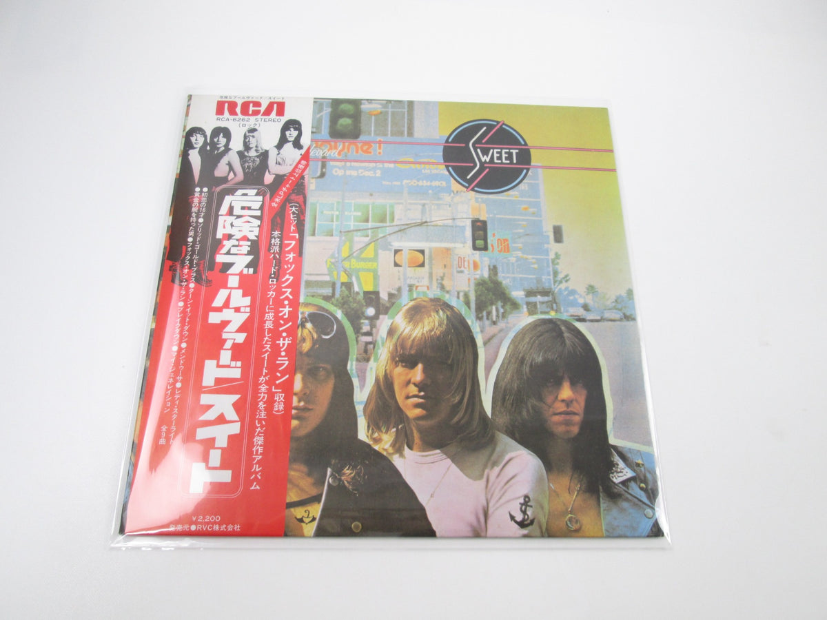 The Sweet Desolation Boulevard RCA-6262 with OBI Japan LP Vinyl