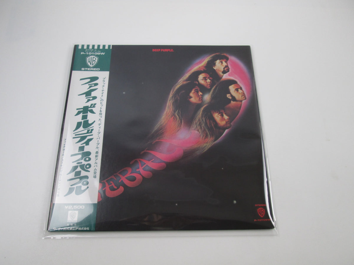 Deep Purple ‎Fireball P-10109W with OBI Japan LP Vinyl