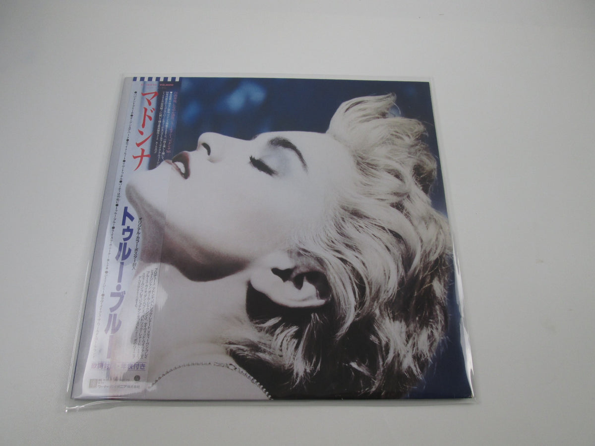 MADONNA TRUE BLUE SIRE P-13310 with OBI Japan LP Vinyl