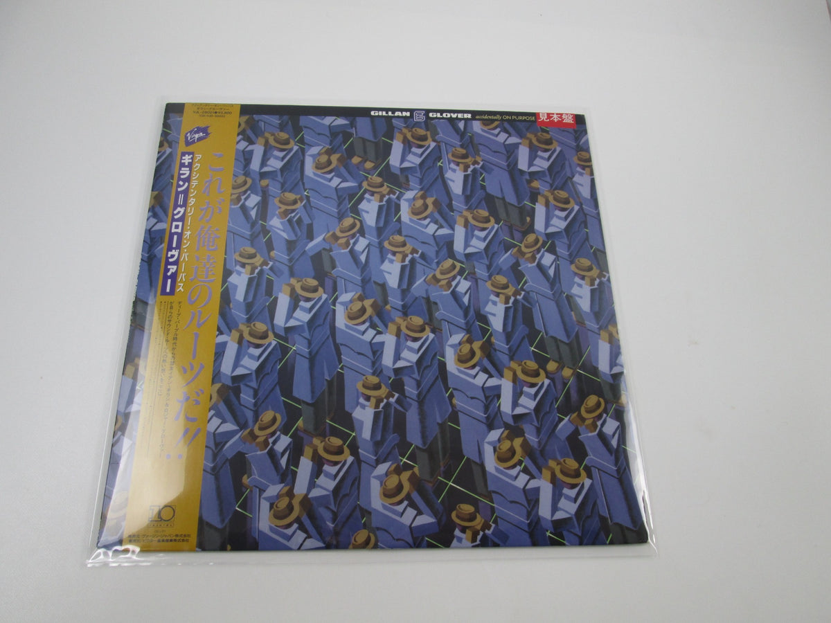 Gillan & Glover ‎Accidentally On Purpose Promo VJL-28021 with OBI Japan LP Vinyl