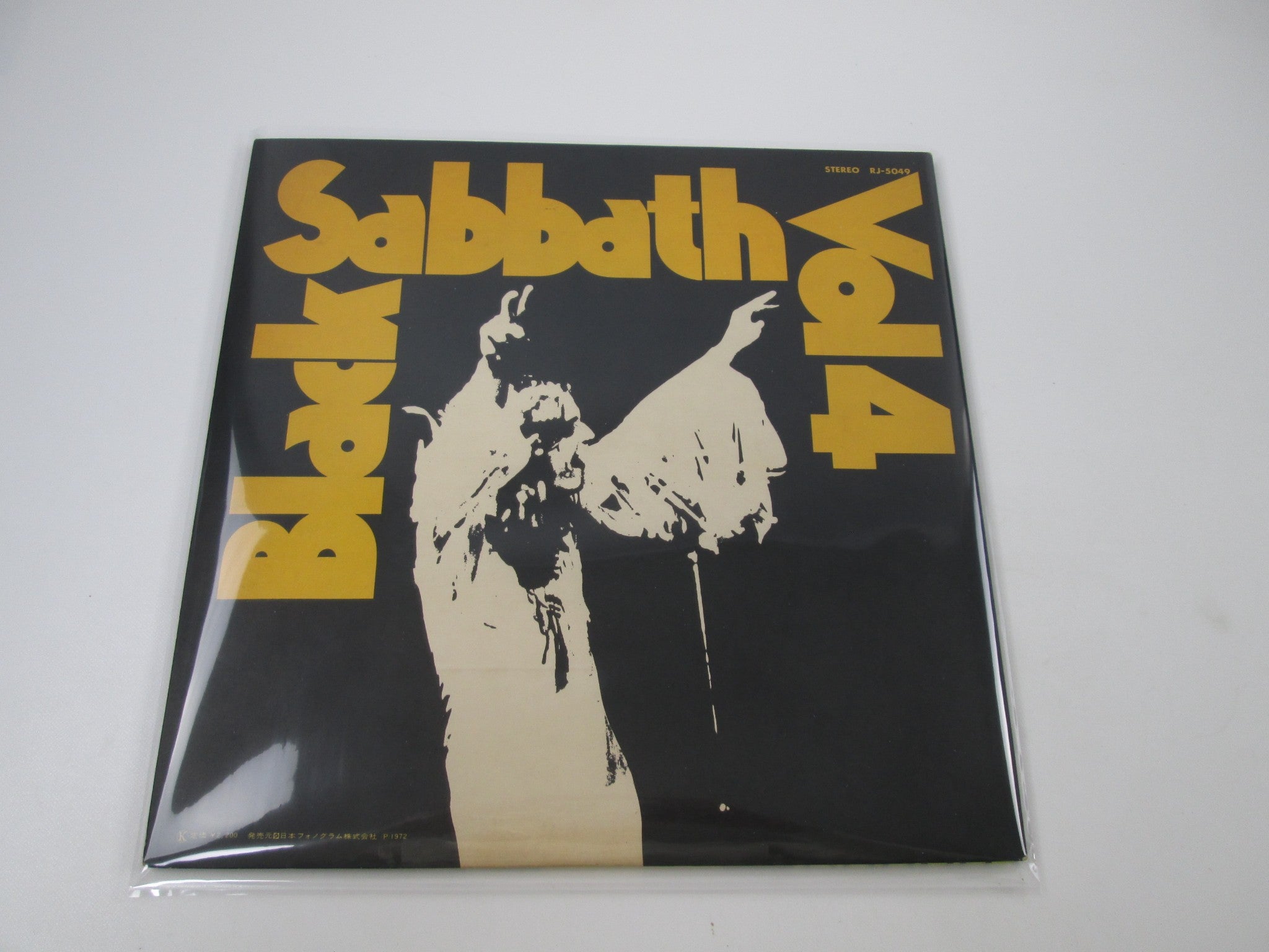 Black Sabbath Vol 4 レコード　LP RJ-5049 Black Sabbath Vol 4 Vertigo RJ-5049 with OBI Japan LP Vinyl