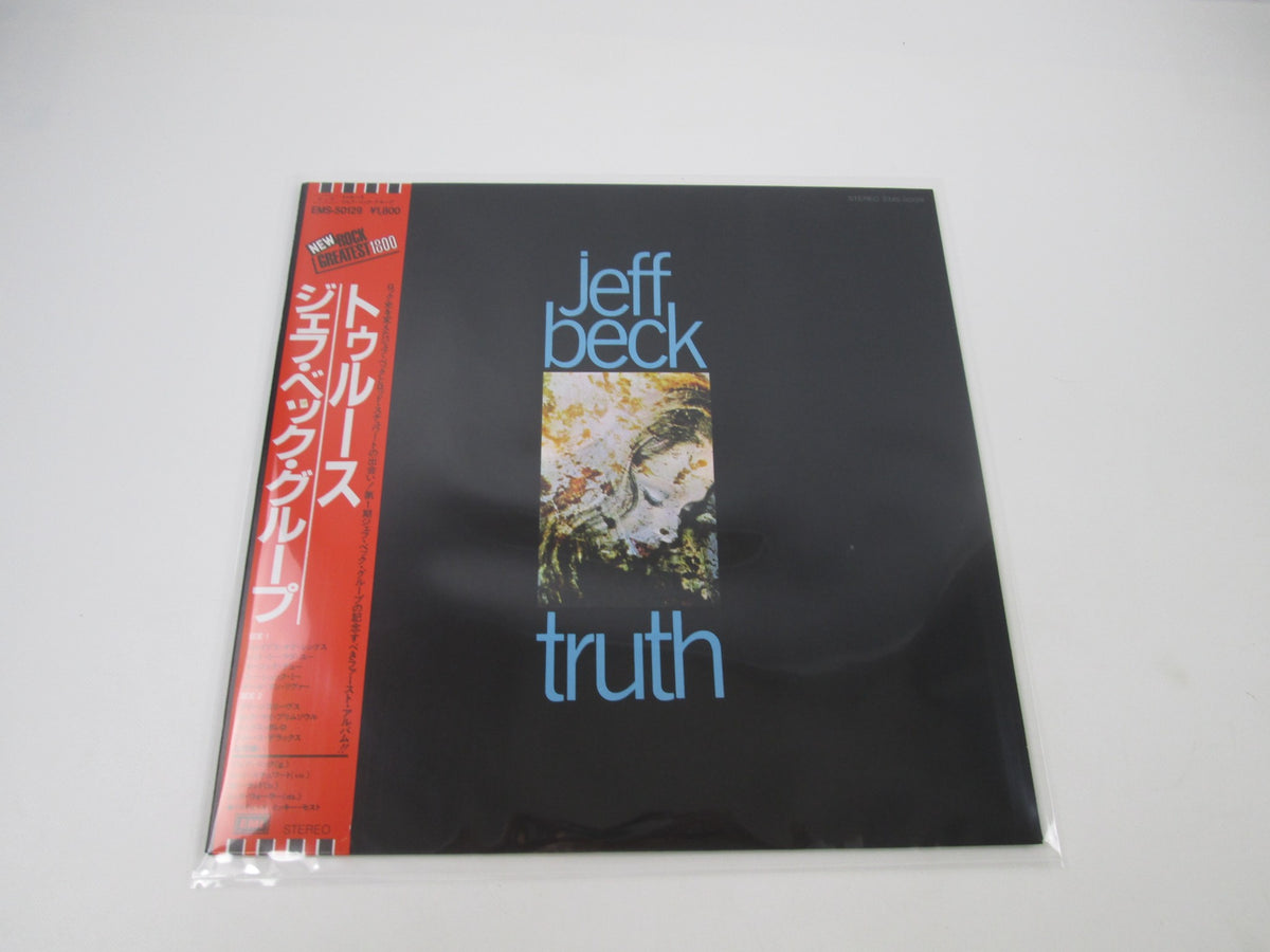 JEFF BECK TRUTH EMI EMS-50129 with OBI Japan LP Vinyl