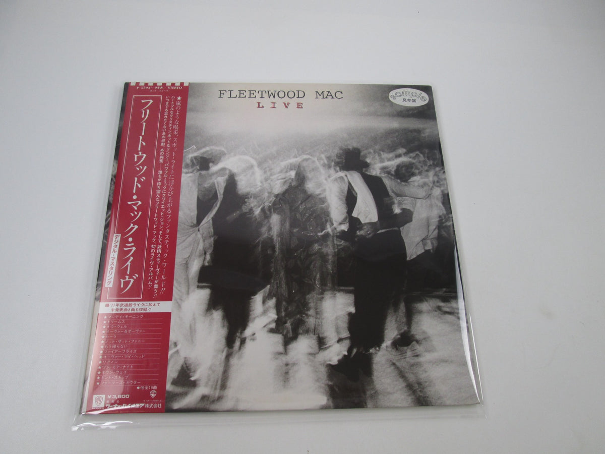 FLEETWOOD MAC LIVE Promo P-5593,4W with OBI Japan LP Vinyl